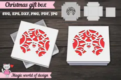 Reindeer Christmas SVG File, Cute Winter Reindeer Design Product Image 1