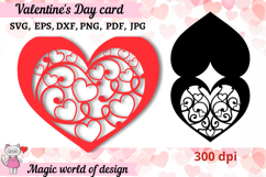 Valentine's Greeting Card SVG Product Image 1