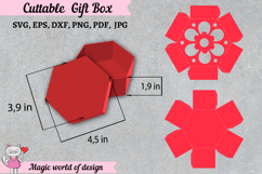 Elegant SVG Paper Cut Gift Box Template Product Image 3