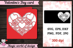 Valentine's Greeting Card SVG Product Image 1