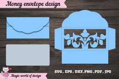 Happy Birthday Money Envelope Paper Cut SVG Product Image 2