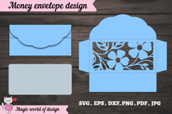 Paper Cut Birthday Money Envelope SVG Product Image 2