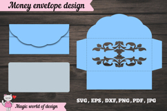 Happy Birthday Money Envelope Paper Cut SVG Product Image 2