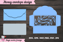 Paper Cut Birthday Money Envelope SVG Product Image 2