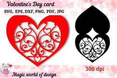 Valentine's Greeting Card SVG Product Image 1