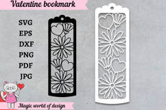 Heart bookmarks svg, Valentine's Day Product Image 1