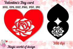 Valentine's Greeting Card SVG Product Image 1