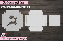 Reindeer Christmas SVG File, Cute Winter Reindeer Design Product Image 2