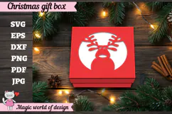 Reindeer Christmas SVG File, Cute Winter Reindeer Design Product Image 4