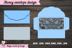 Birthday Money Envelope svg, Papercut Gift Product Image 2