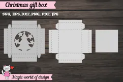 Christmas Tree Gift Box SVG, Christmas Tree Cut File Product Image 2