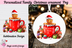 Family Christmas ornament clipart PNG 1name Product Image 1