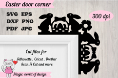 Easter Decoration| Door Corner |Easter Bunny Door Sign Product Image 2