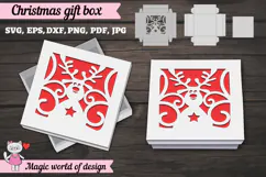 Reindeer Christmas SVG File, Cute Winter Reindeer Design Product Image 3