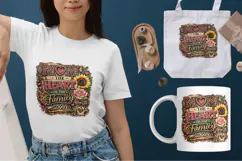 Mom Heart of the Family PNG Sublimation Design Product Image 2