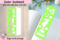 Easter Bookmark SVG Cut Files, Bookmark Papercut Product Image 1