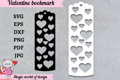 Love bookmarks paper cut , bookmark design for cricut Product Image 1