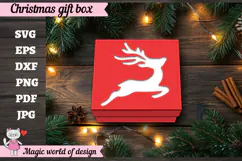 Reindeer Christmas SVG File, Cute Winter Reindeer Design Product Image 3
