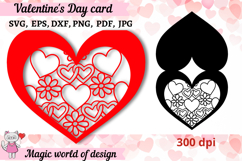 Valentine's Greeting Card SVG Product Image 1