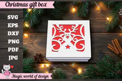 Reindeer Christmas SVG File, Cute Winter Reindeer Design Product Image 5