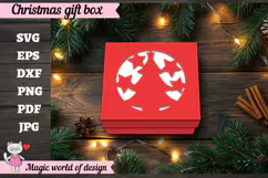 Christmas Tree Gift Box SVG, Christmas Tree Cut File Product Image 5