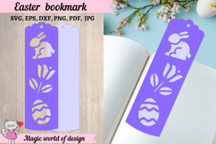Easter bookmark templates svg, Bookmark Papercut Product Image 1