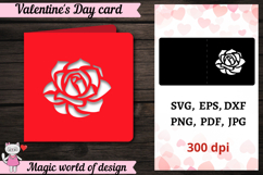 Valentines day card papercut, Love card svg Product Image 1