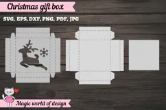 Reindeer Christmas SVG File, Cute Winter Reindeer Design Product Image 2