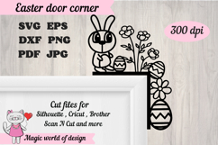 Easter Door Corner svg. Easter Decor. Product Image 2