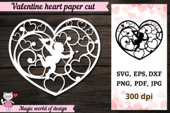 Heart SVG templates, Love Card Svg Product Image 1