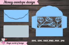Paper Cut Birthday Money Envelope SVG Product Image 3