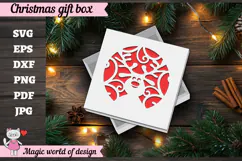 Reindeer Christmas SVG File, Cute Winter Reindeer Design Product Image 5