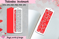 Valentine bookmark svg Product Image 2