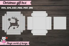 Reindeer Christmas SVG File, Cute Winter Reindeer Design Product Image 2