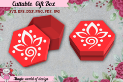 Delicate Paper Cut-Out Gift Box SVG Product Image 2