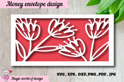 Paper Cut Birthday Money Envelope SVG Product Image 1
