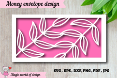 Paper Cut Birthday Money Envelope SVG Product Image 1