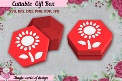 Floral birthday gift box SVG Product Image 3