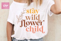 Stay Wild Flower Child | Boho Hippie Sublimation PNG File Product Image 1