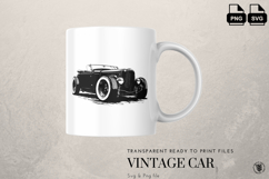 Retro car design ready to print png/svg Product Image 1