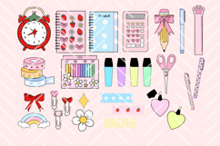 Back to School PNG, Cute School Clipart Bundle Product Image 3