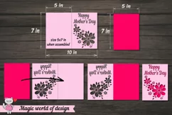 Flowers Card Paper Cutting svg, Mother's Day Gift Product Image 2