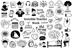 Teacher Mental Health SVG Product Image 1