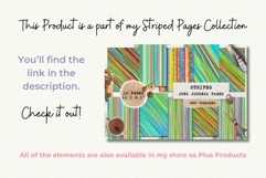 Mexican Stripes Junk Journal Pages Serape Printable Set Product Image 3