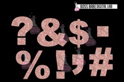 Rose Gold Diamond Alphabet Clipart Product Image 2