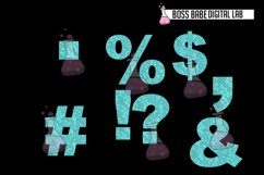 Turquoise Diamond Alphabet Clipart Product Image 2