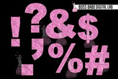 Pink Diamond Alphabet Clipart Product Image 2