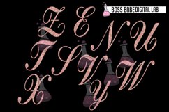 Rose Gold Diamond Alphabet Clipart Product Image 3