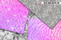 Dolly Pink and Purple Ombre and Silver Glam Product Image 2