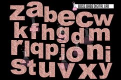 Rose Gold Diamond Alphabet Clipart Product Image 5